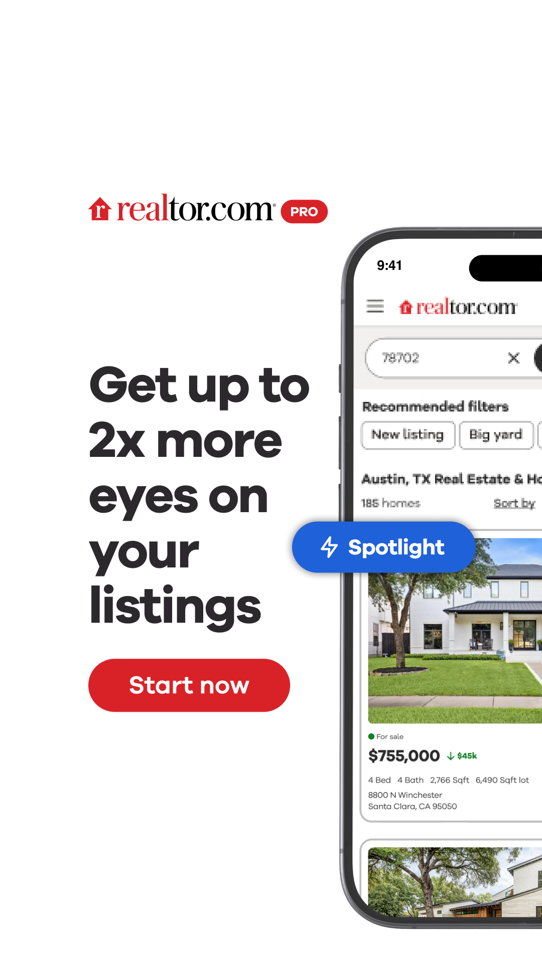 Realtor.com Pro Facebook ad