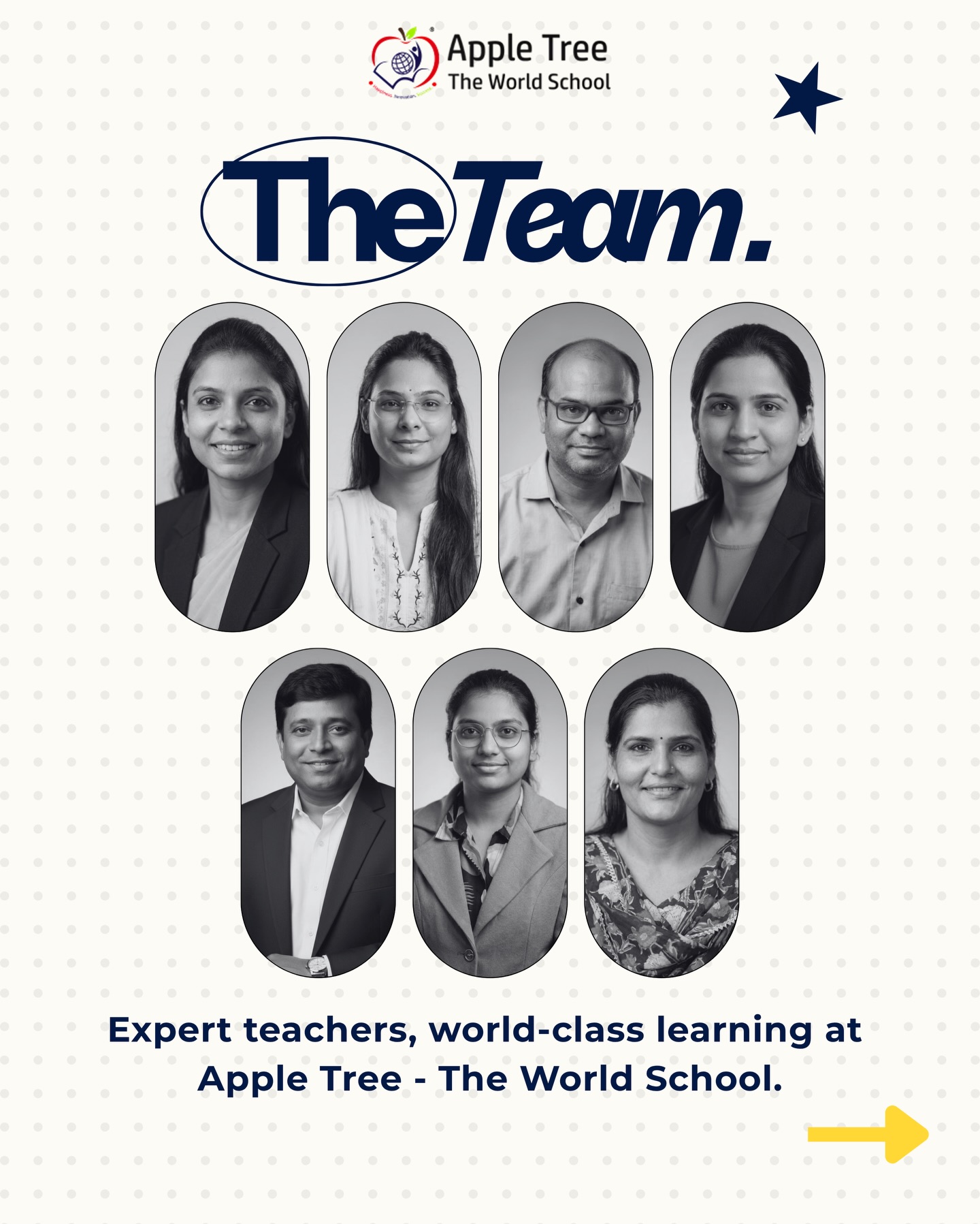 Apple Tree - The World School Facebook ad: Great teachers don’t just teach subjects they shape…