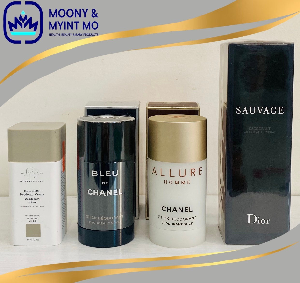 Moony & Myint Mo - Health, Beauty & Baby Products Facebook ad: လူကြိုက်များပြီး သုံးလို့အရမ်းကောင်းတဲ့ Deodorant Brands…