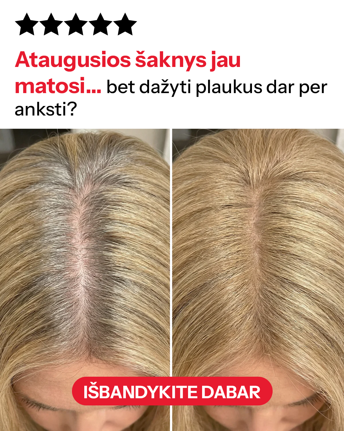Keravita Facebook ad: Plaukų tankinimo pluoštai