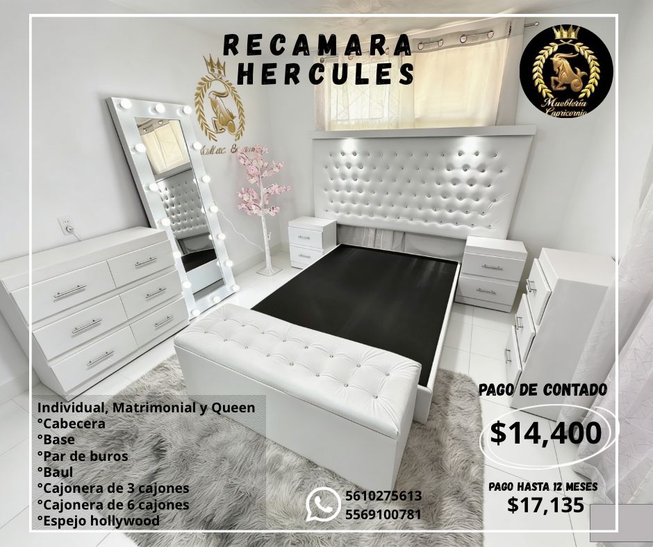 Mueblería Capricornio Pachuca Facebook ad: ADQUIERE LA TUYA CON UN CLICK!