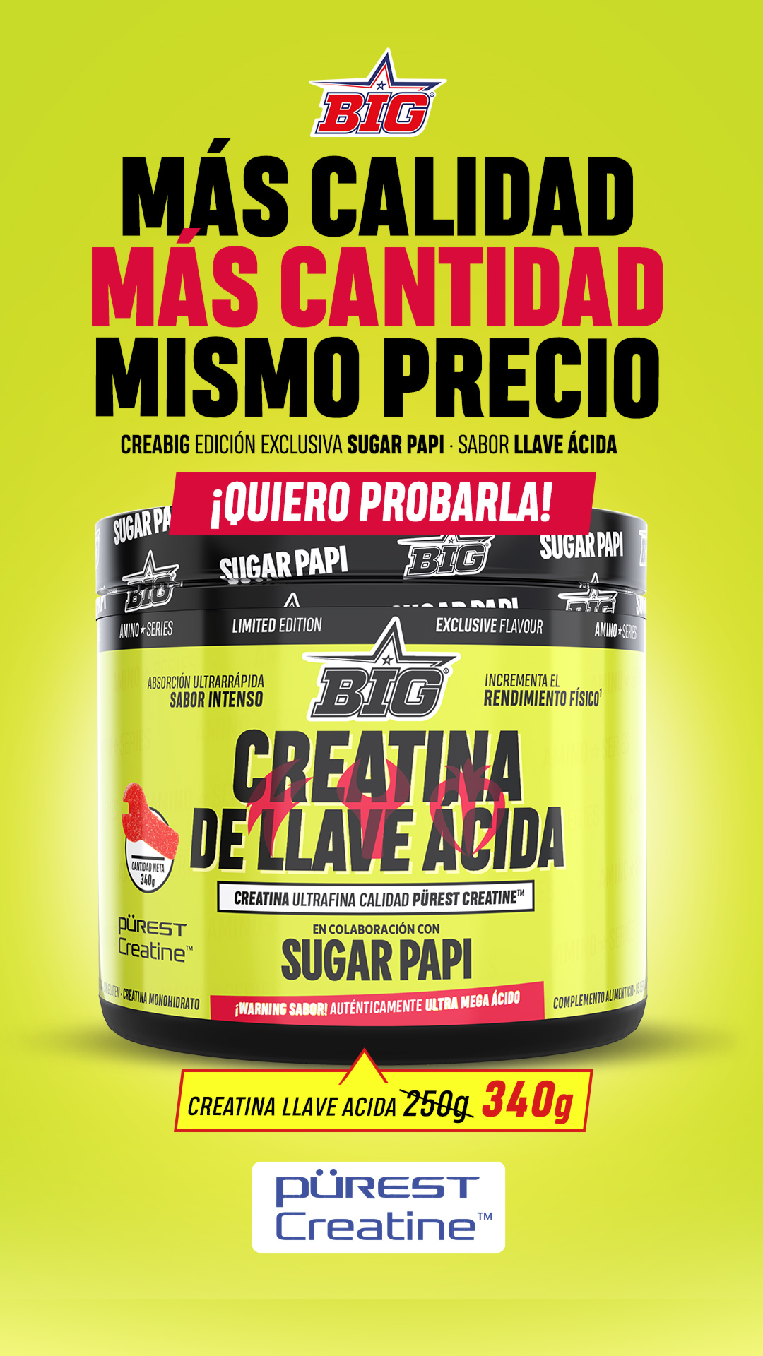 BIG SUPPS Facebook ad