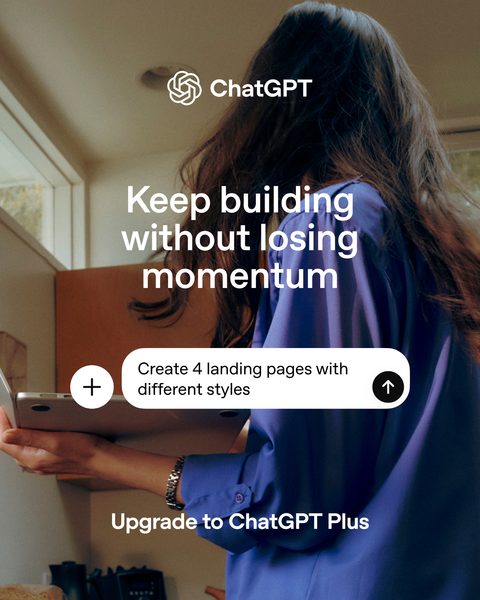 ChatGPT Facebook ad