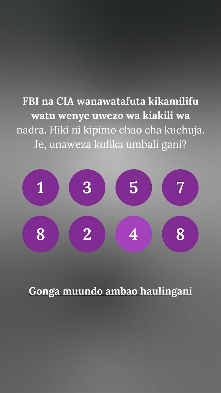 Free International IQ Test Facebook ad