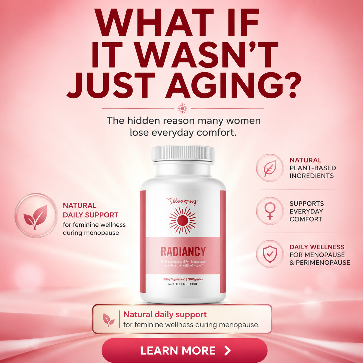LumiVibe - Women's Wellness Facebook ad: Radiancy Vaginal Probiotics