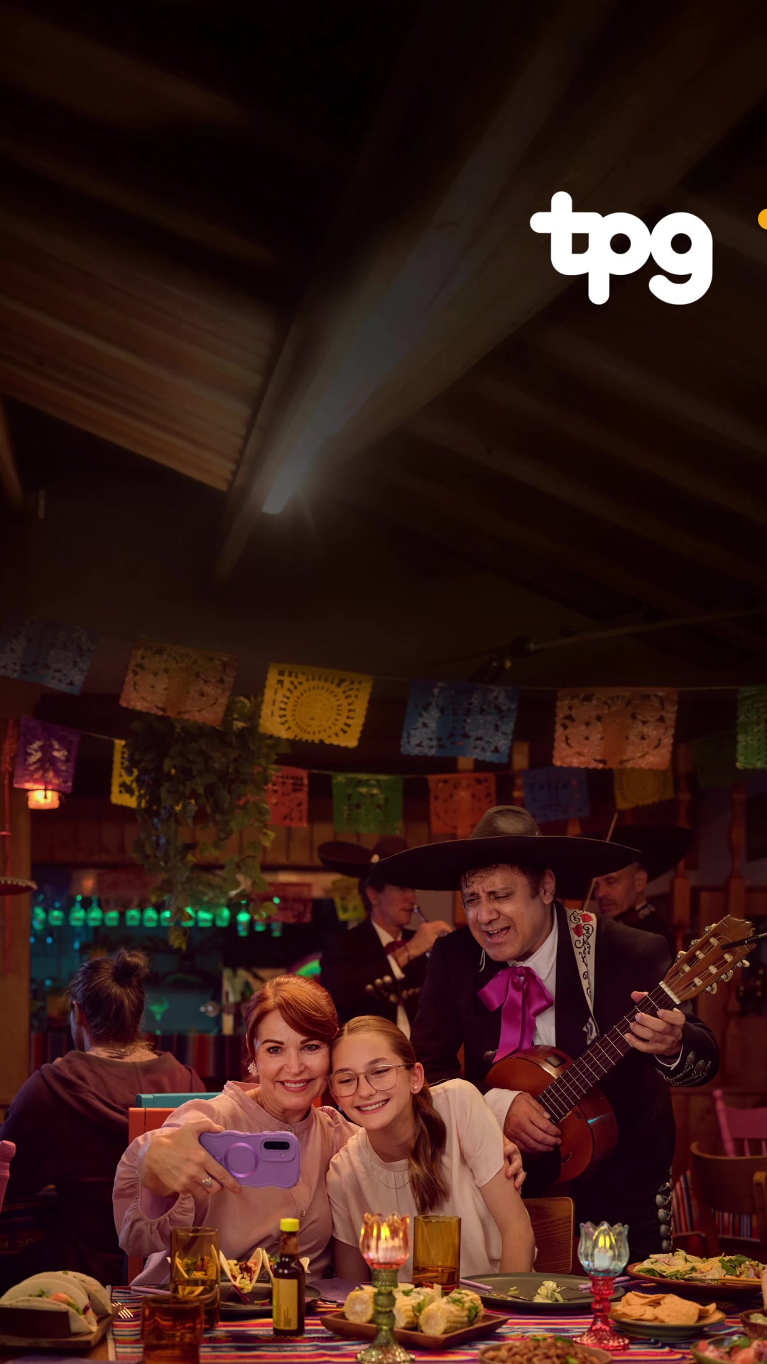 TPG Facebook ad: 50% off mobile plans