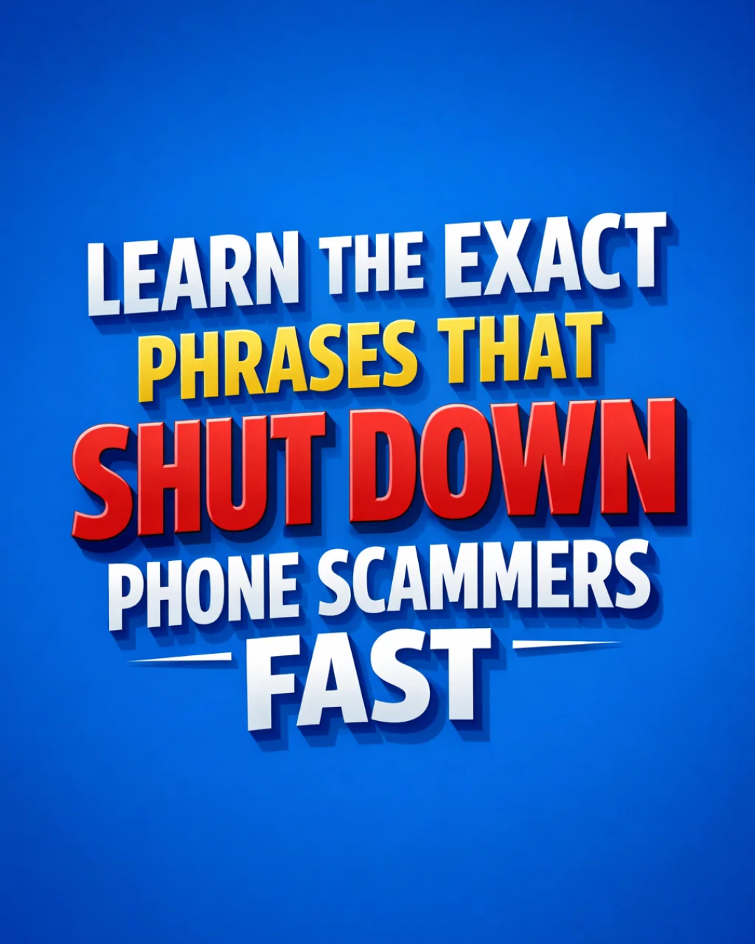 Golden Years Connect Facebook ad: Copy-and-Use Responses for Common Scams: Info Guide