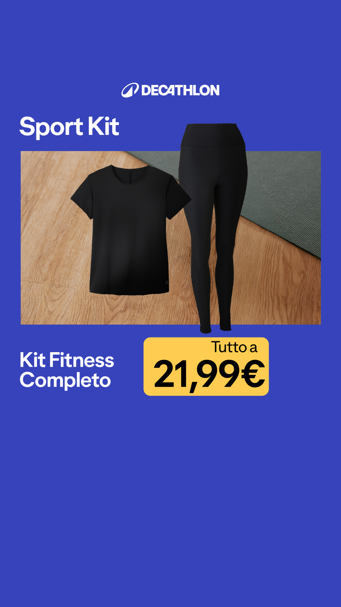 Decathlon Italia Facebook ad: Kit Fitness