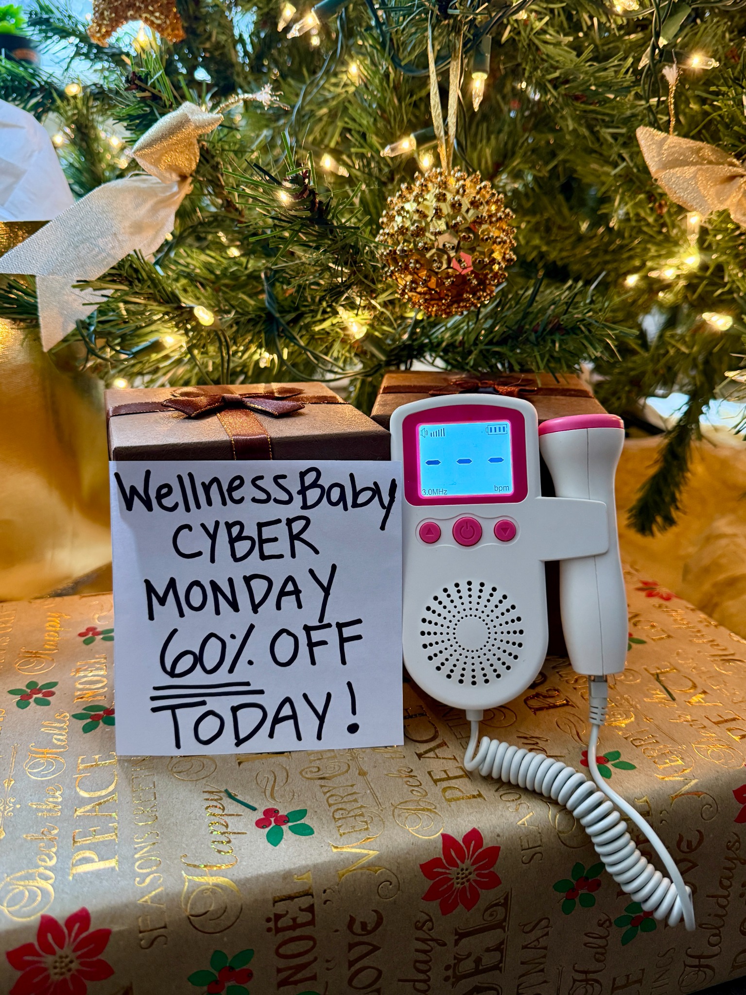 WellnessBaby Facebook ad: CYBER MONDAY SALE 60% OFF!