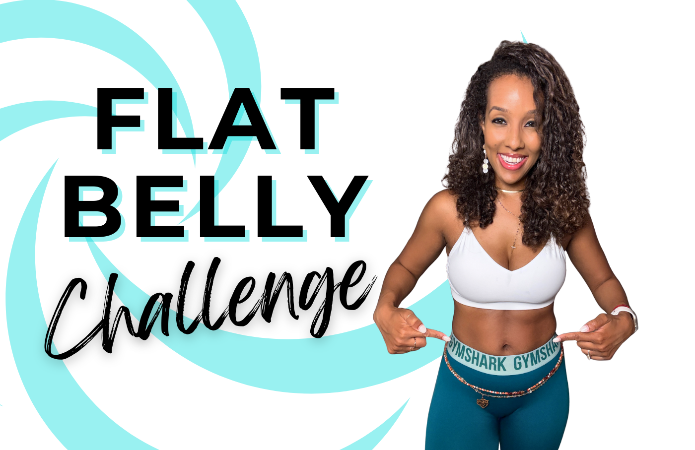 SHE Fit Facebook ad: FREE FLAT BELLY CHALLENGE Women 35+ Start Heree here