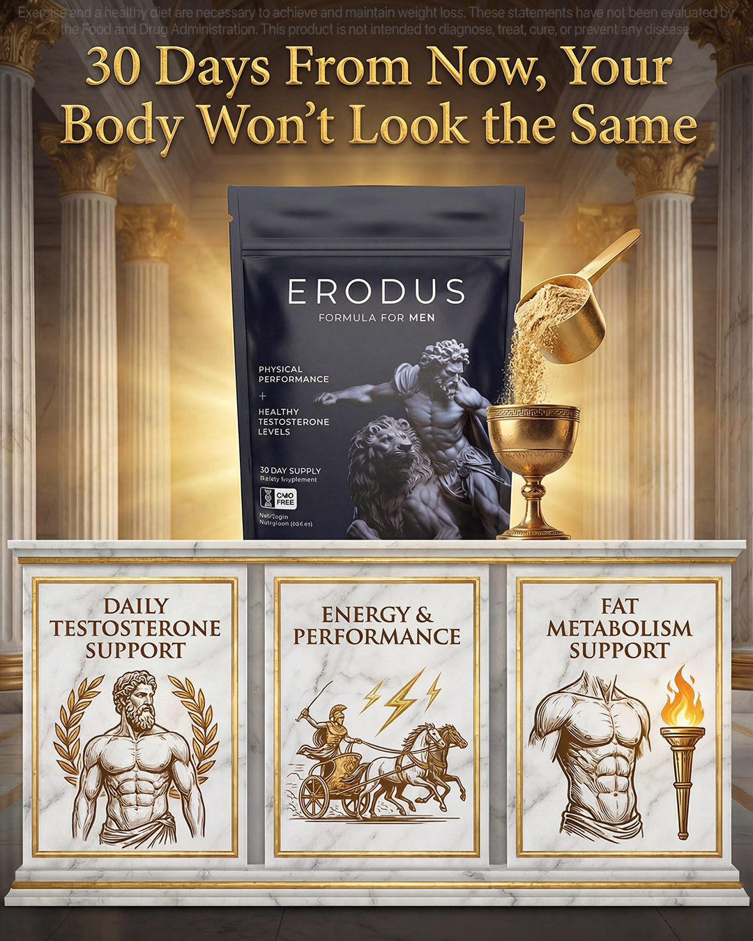 Erodus Formula For Men Facebook ad