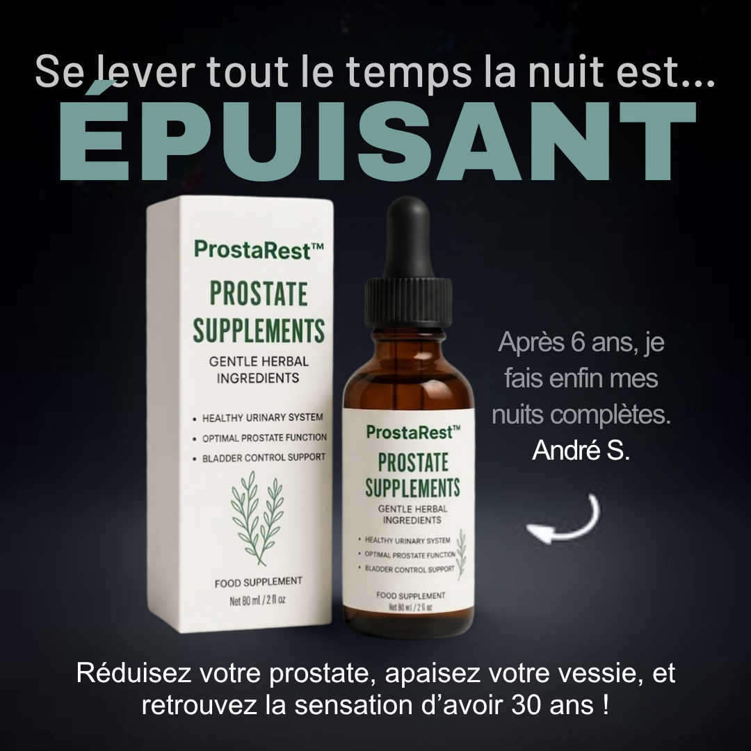 Parcours Bien-Être Facebook ad: Moins de passages aux toilettes la nuit