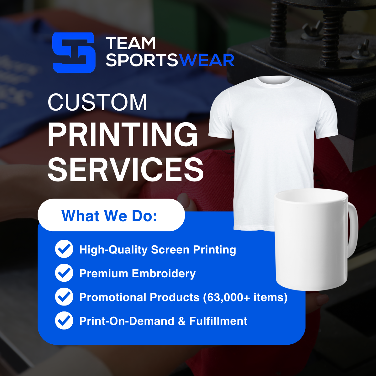 Team Sportswear, Inc. Facebook ad
