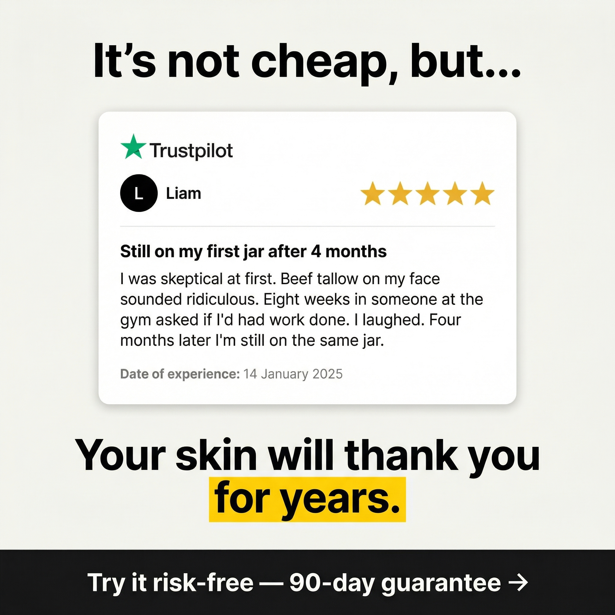 Bare Ritual Facebook ad