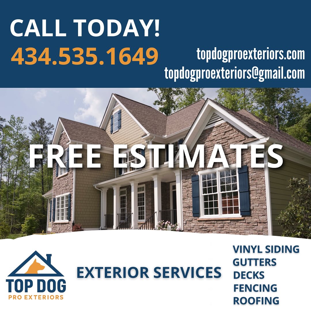 Top Dog Pro Exteriors Facebook ad