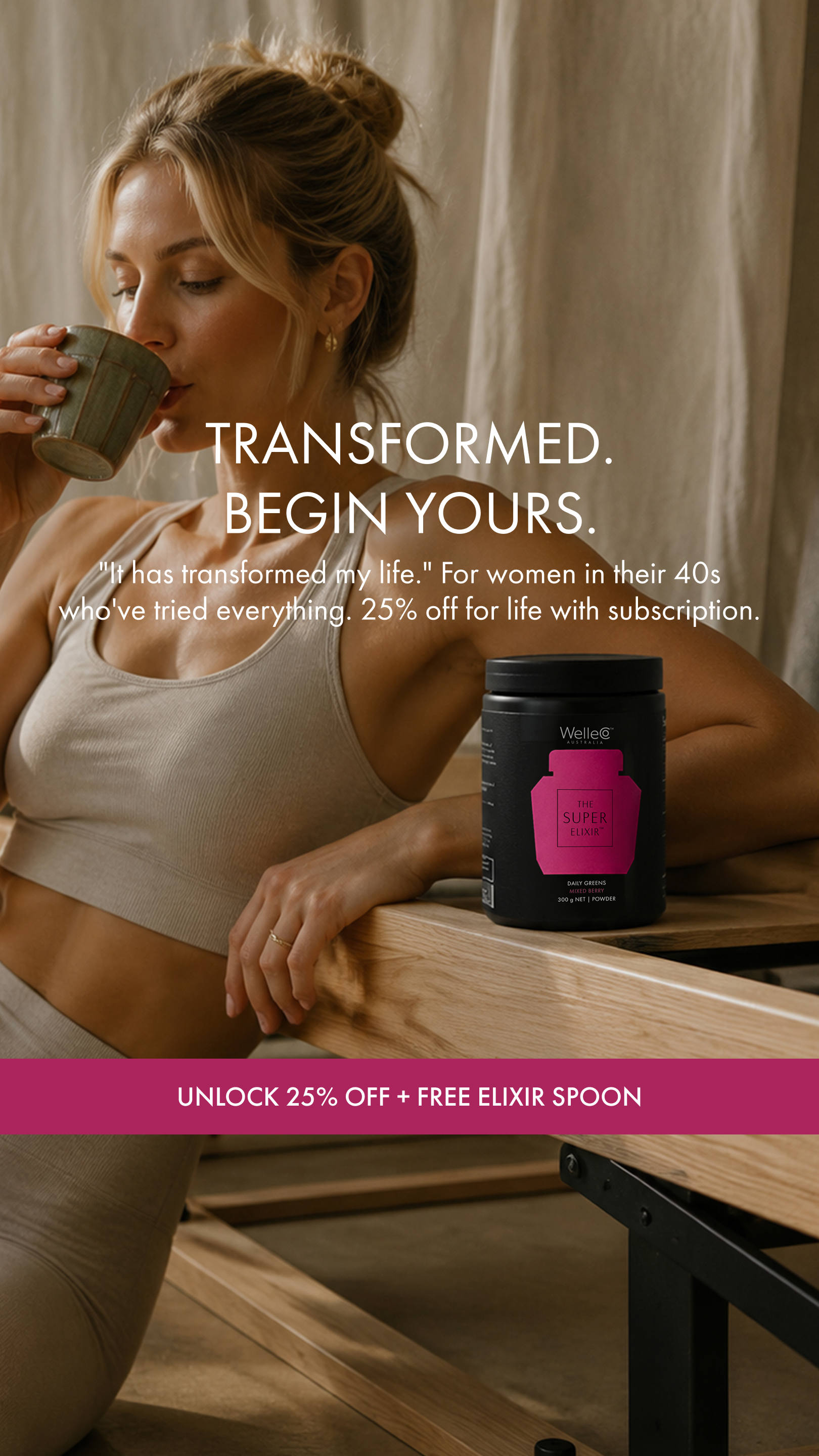 WelleCo Facebook ad