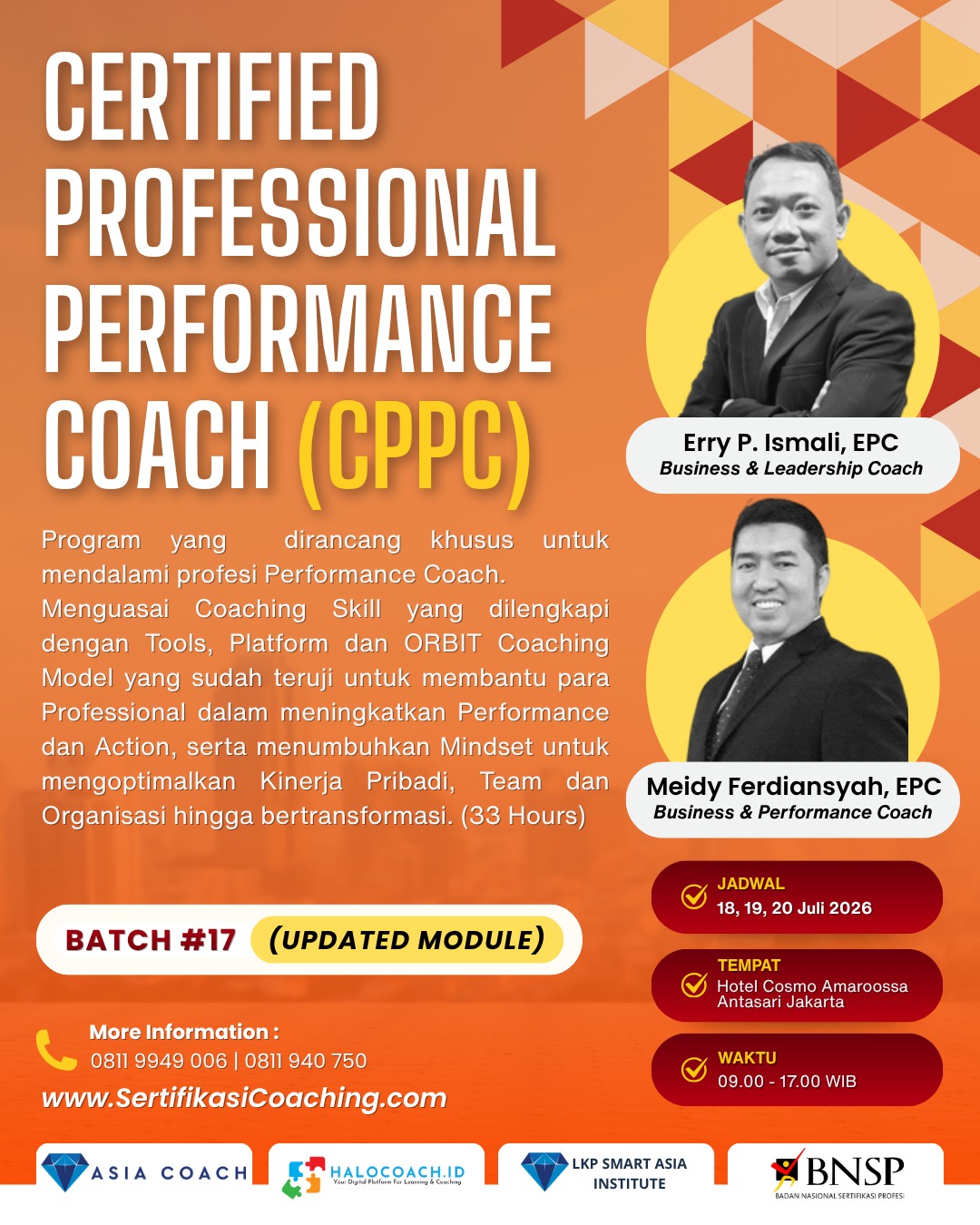 Asia Coach Indonesia Facebook ad: Jadi Performance Coach Bersertifikat!