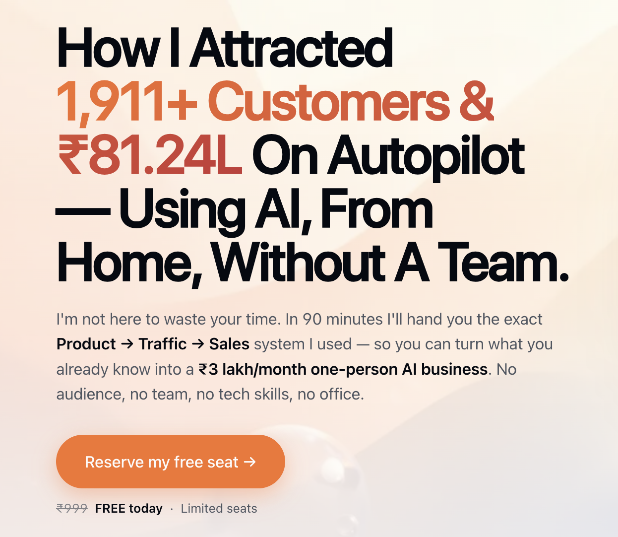 1 Man Business Model Facebook ad