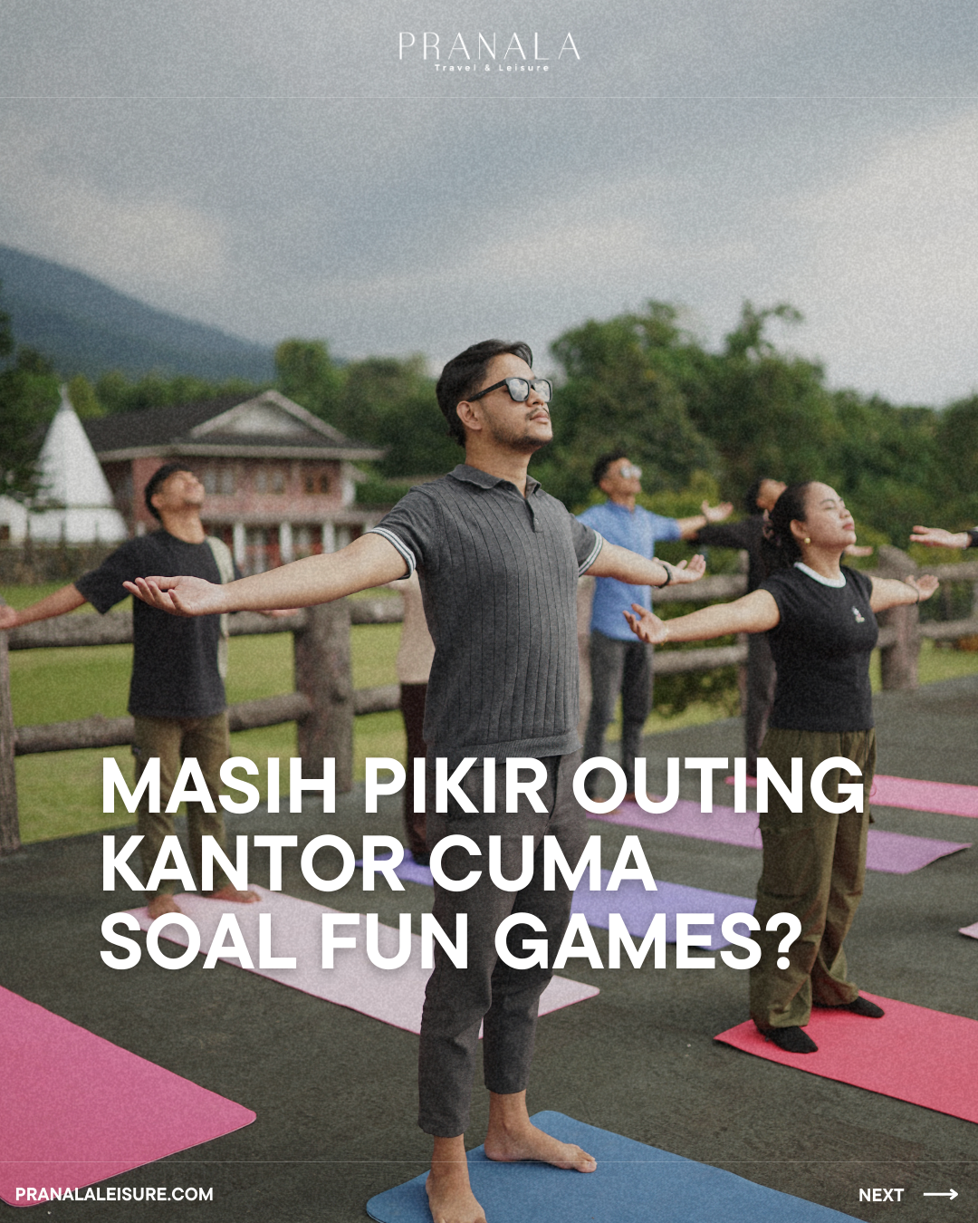 Pranala Travel and Leisure Facebook ad: Upgrade outing kantor Anda dengan pengalaman wellness yang…