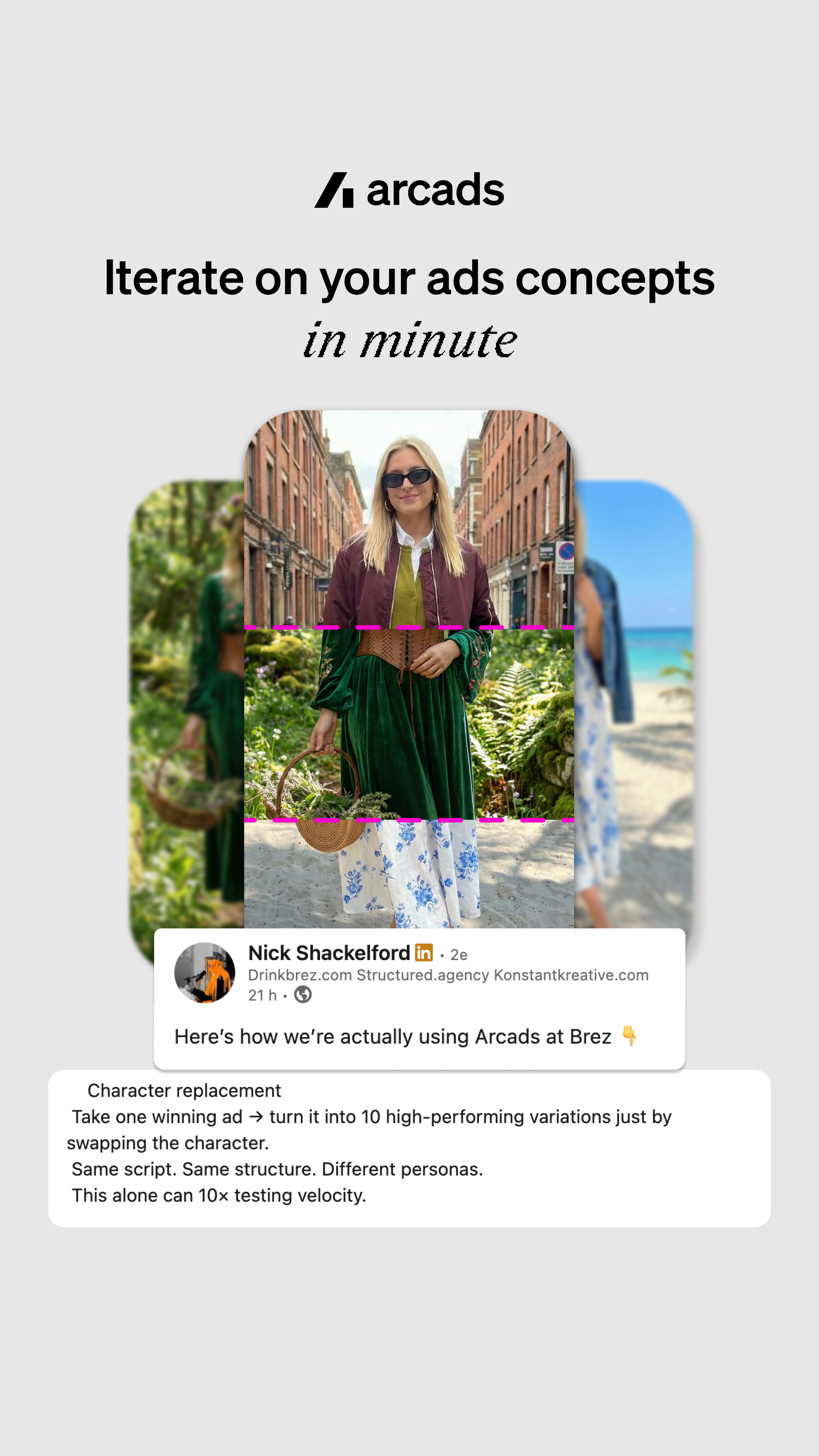 Arcads AI Facebook ad
