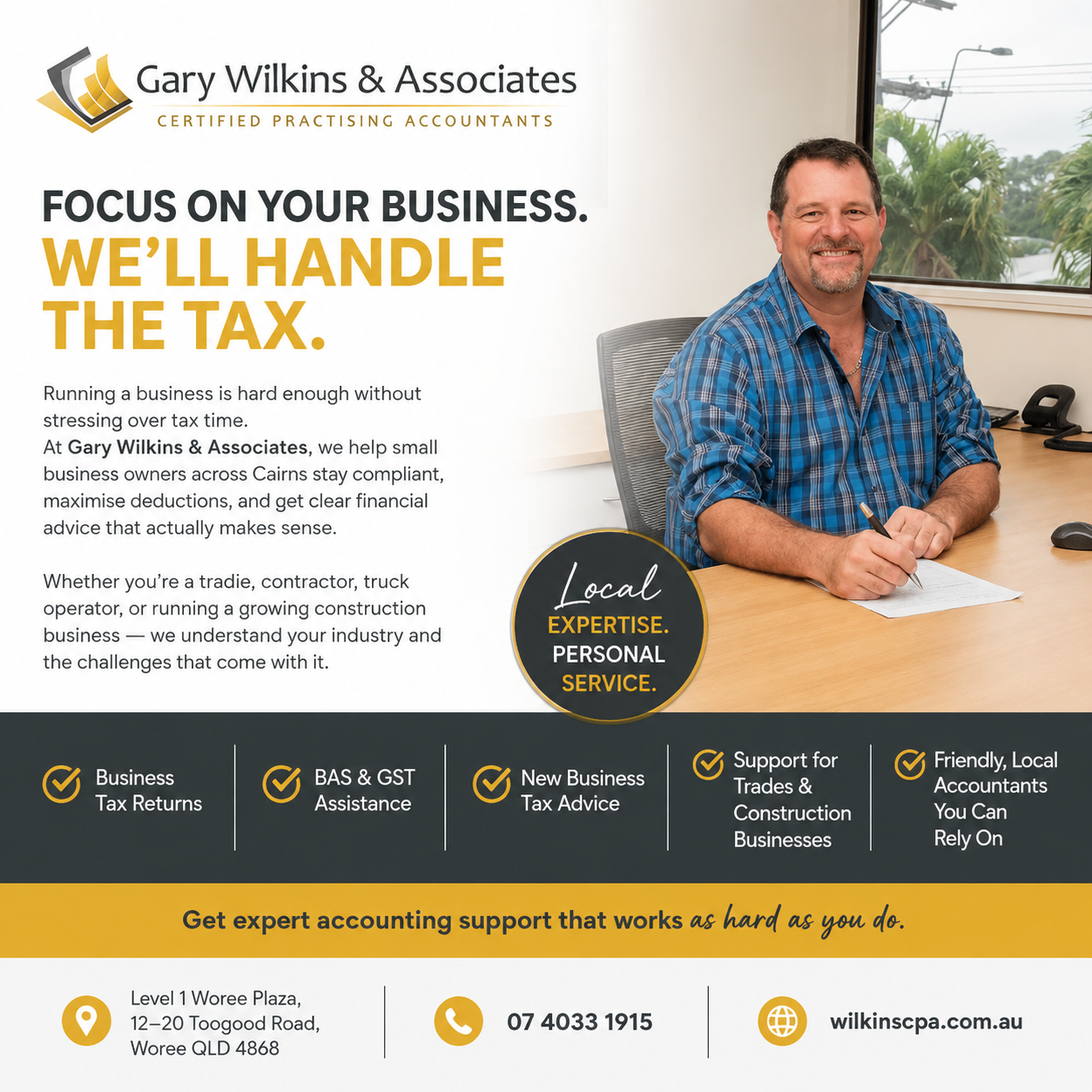 Gary Wilkins & Associates Facebook ad