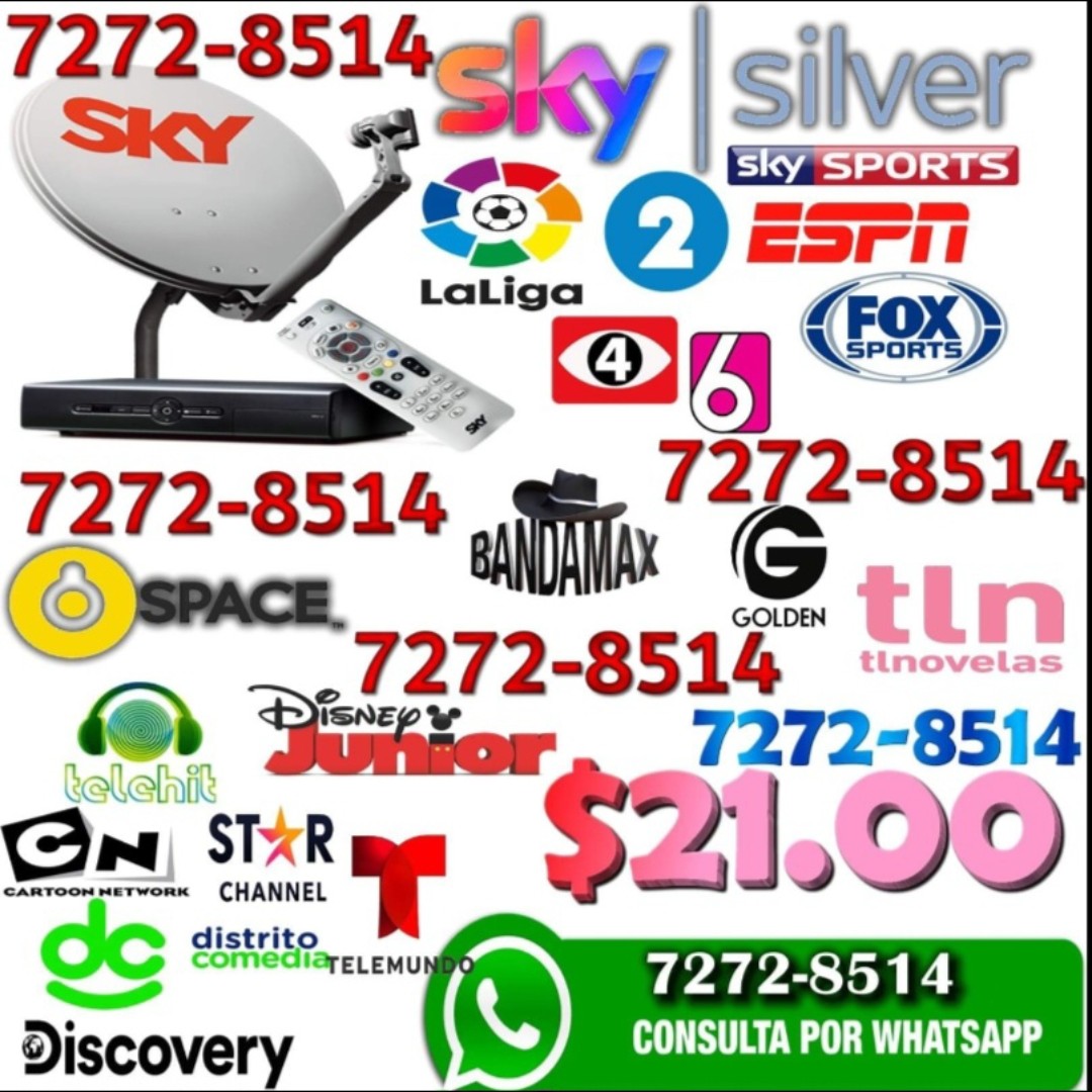 Sky Vendedor autorizado Cable Satelital K&C Facebook ad: Super Promoción Sky $21 2×1