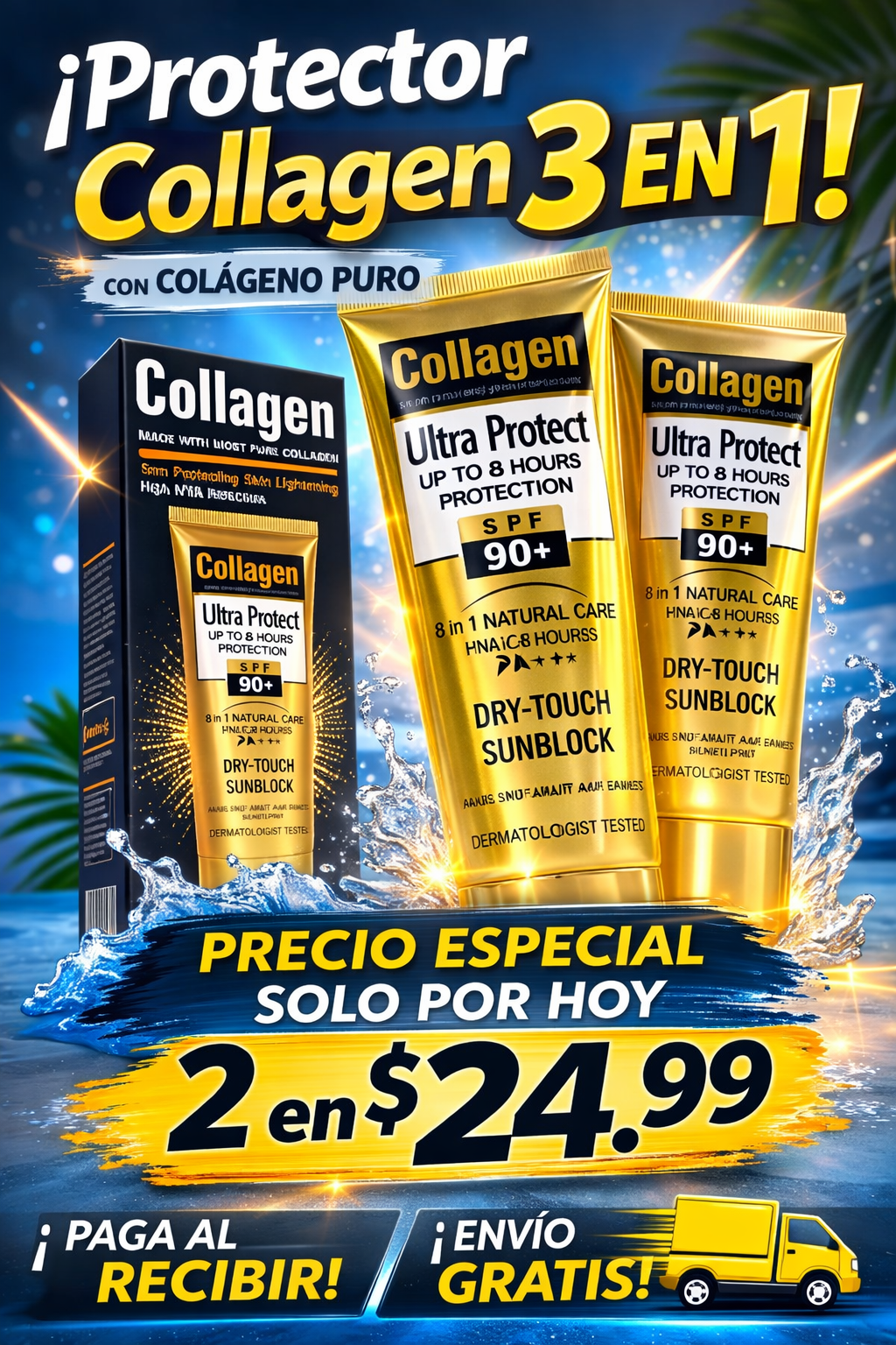 Mega Tienda Ecuador Facebook ad: Envío Gratis + Paga al Recibir