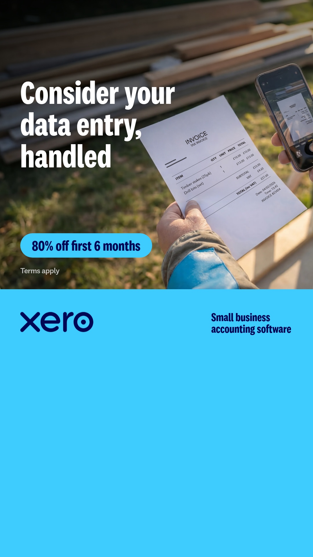 Xero Facebook ad