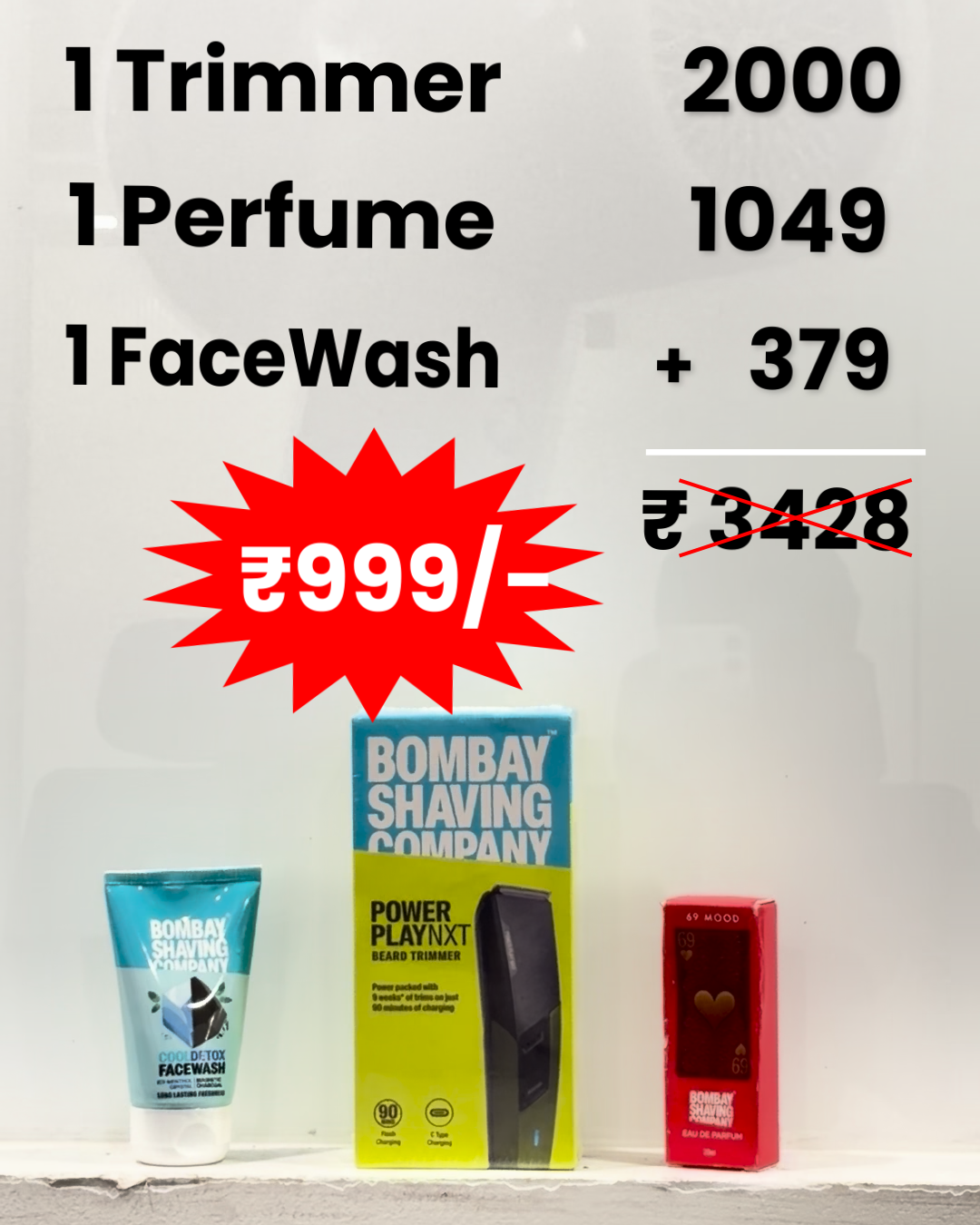 Bombay Shaving Company Facebook ad