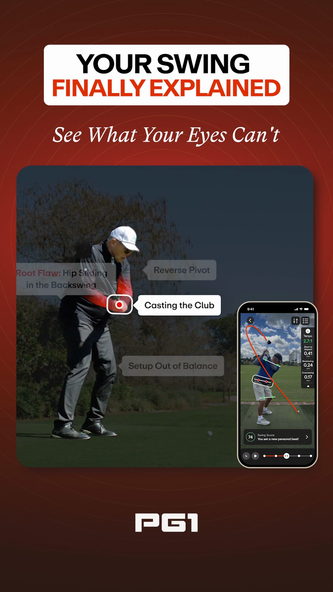 Performance Golf Facebook ad