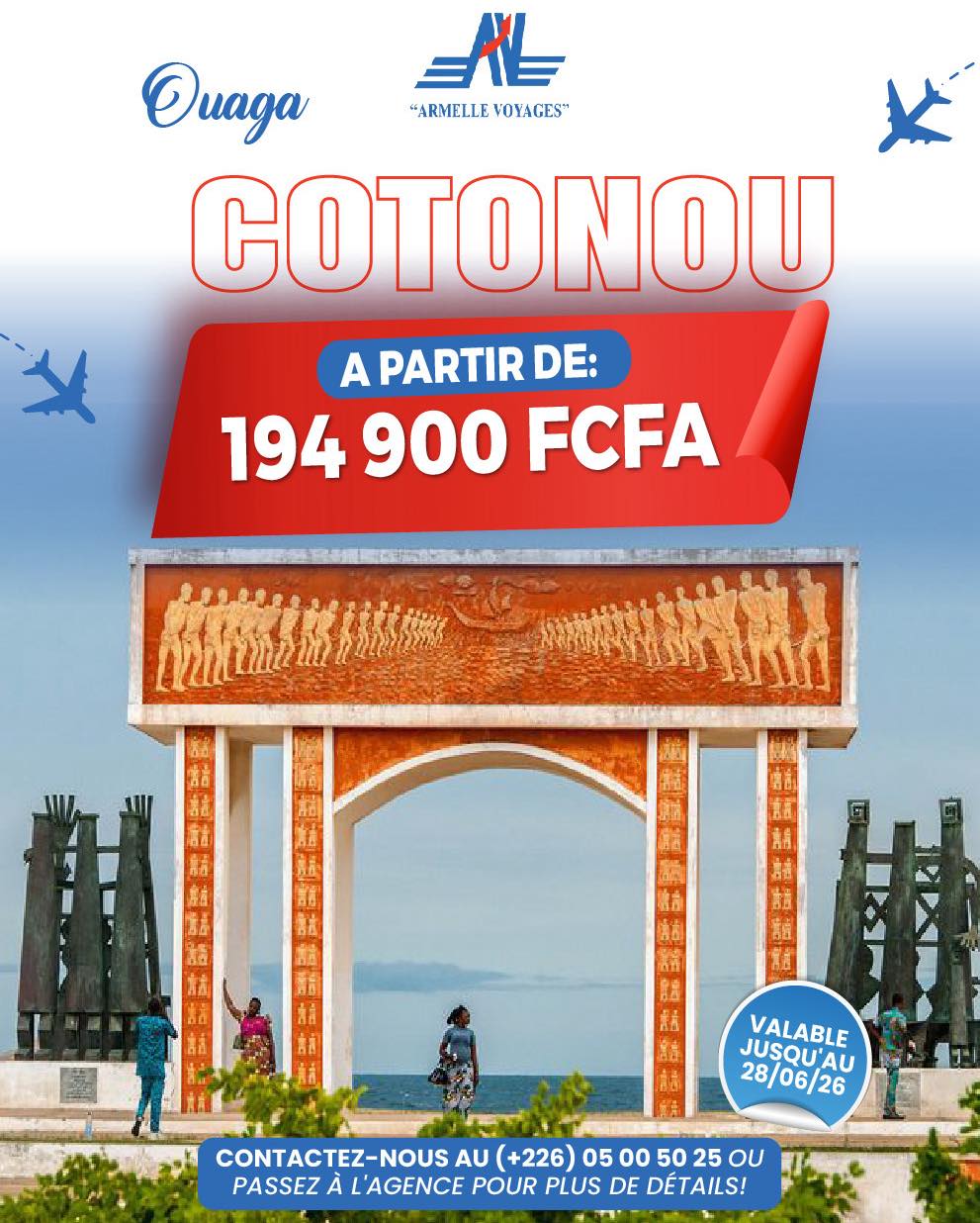 Armelle Voyages & Tourisme Facebook ad: ÉVADEZ-VOUS AVEC ARMELLE VOYAGES!
