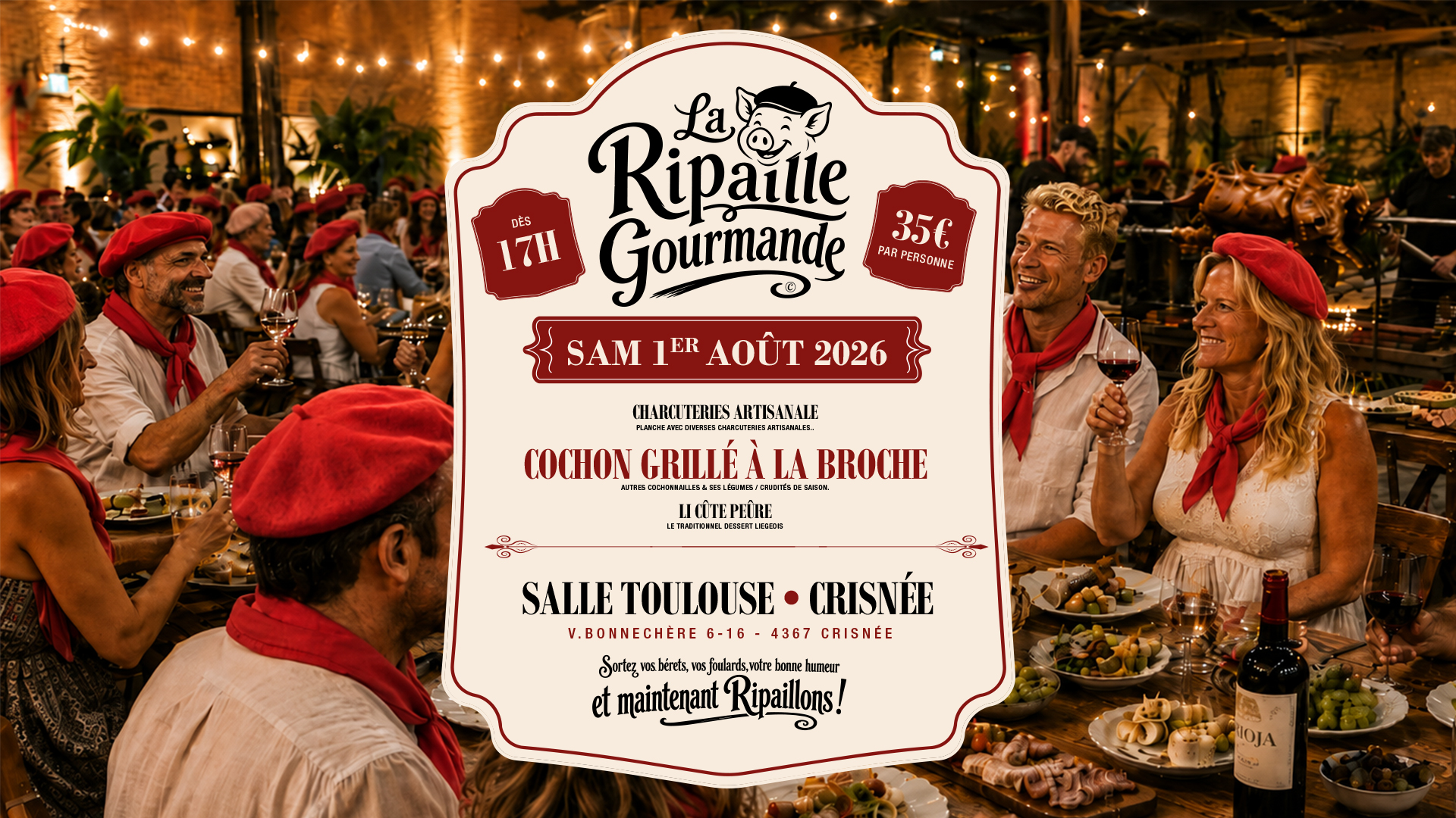 La ripaille gourmande Facebook ad: La ripaille gourmande de Crisnée
