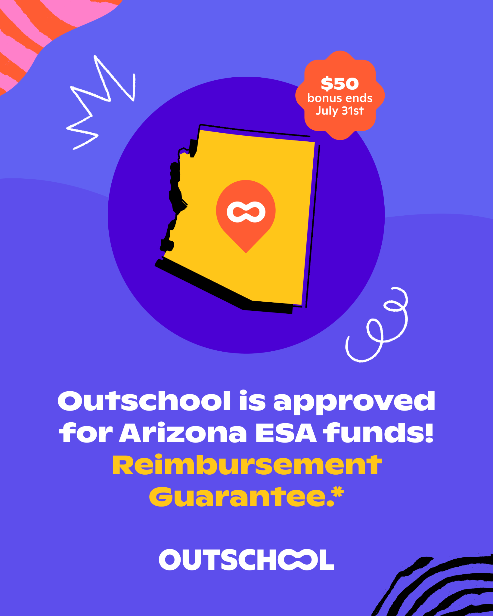 Outschool Facebook ad