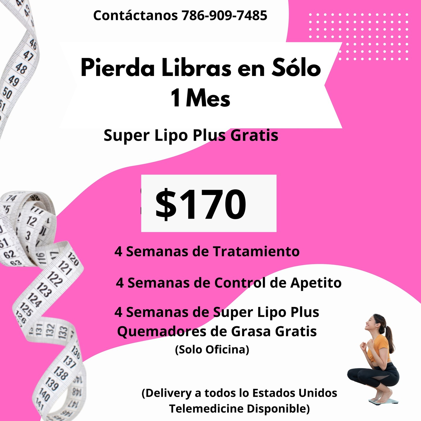 VK Medical Professionals LLC Facebook ad: ¡Promociones para tratamientos de Pérdida de peso!