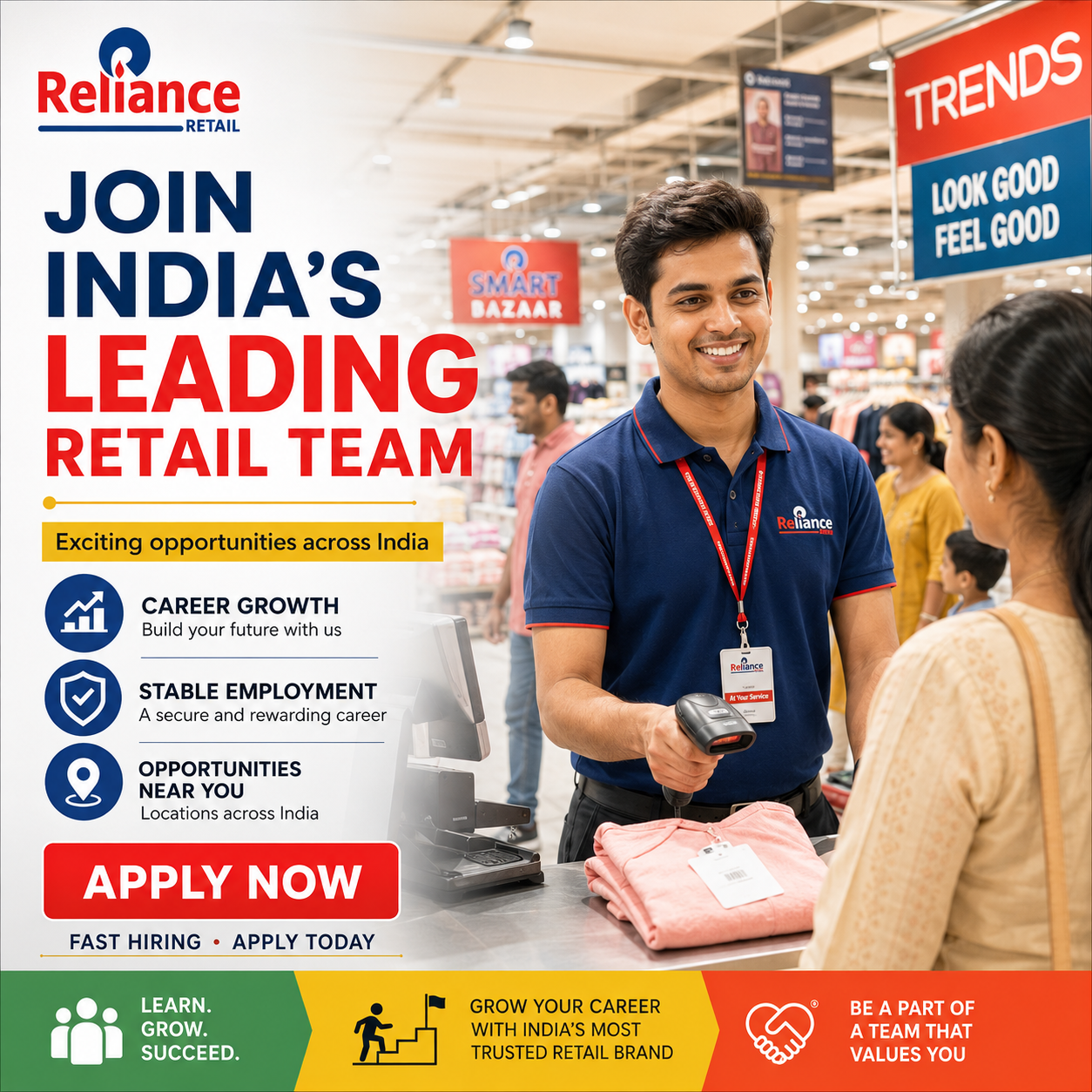 A New Job India Facebook ad