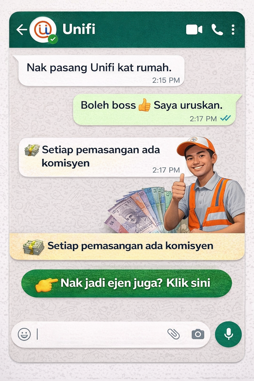 Bisnes Internet Unifi Facebook ad: Jom Join Sekarang