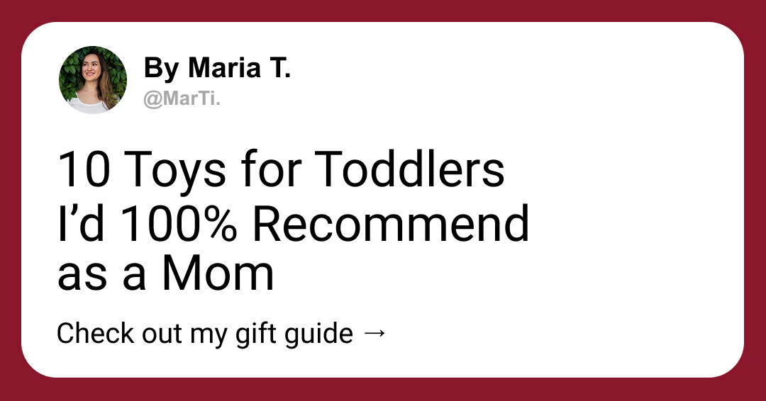 Mom Tests Toys Facebook ad