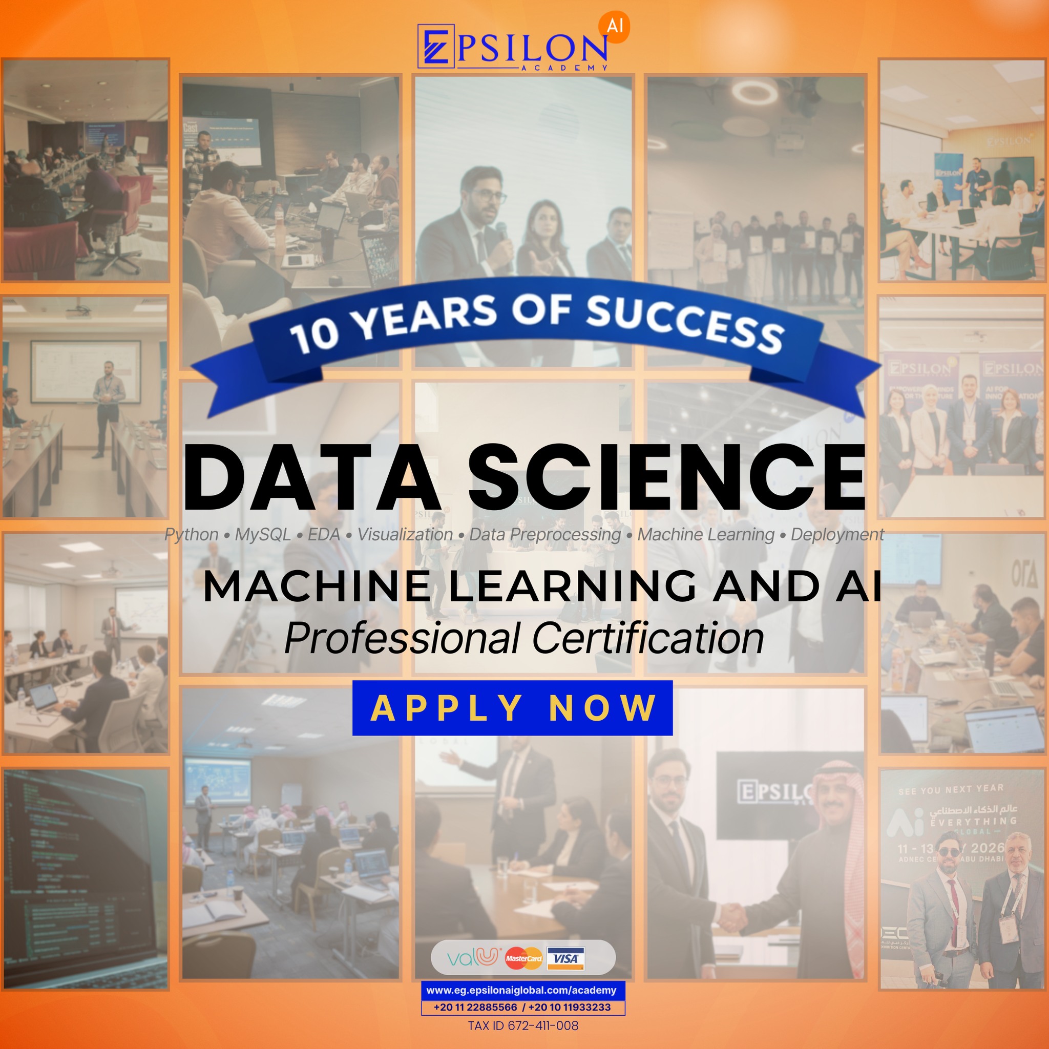 Epsilon AI Academy Egypt Facebook ad
