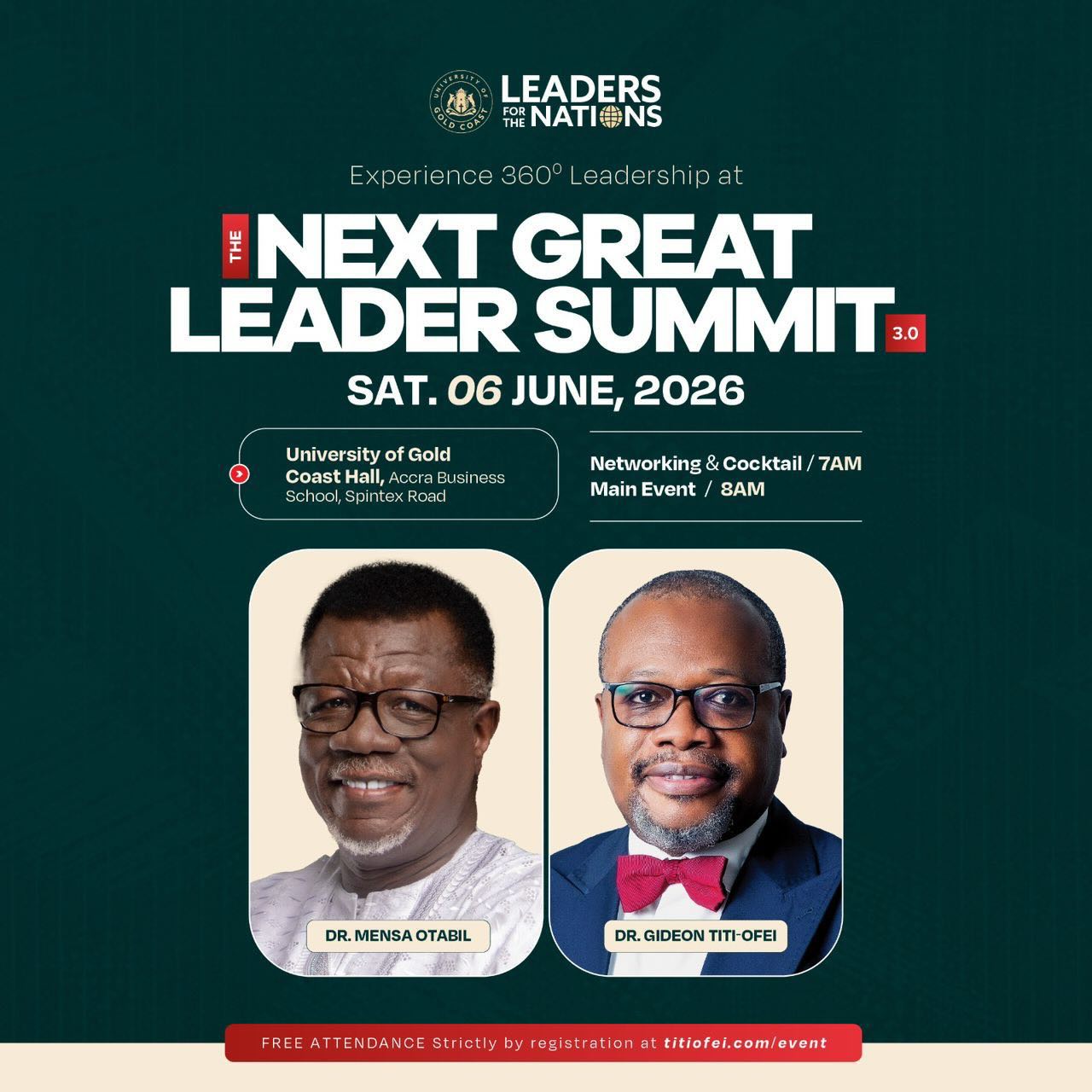 Bishop Gideon Titi-Ofei Facebook ad