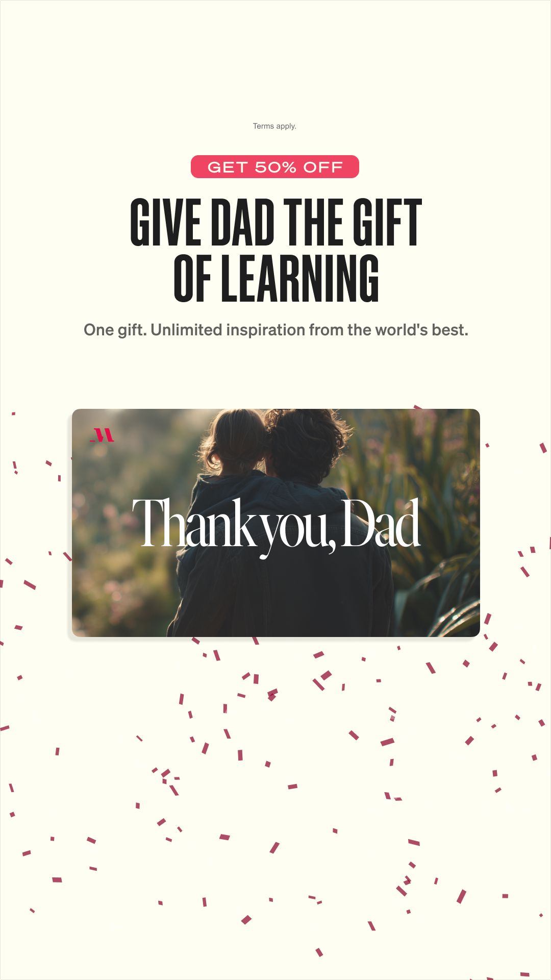 MasterClass Facebook ad