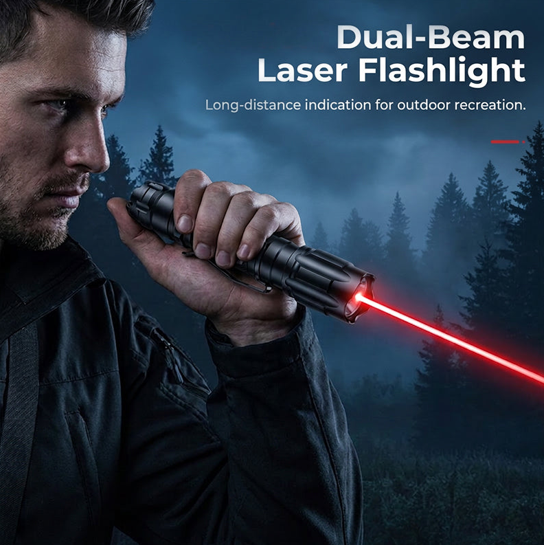 Flowarmth.OL24 Facebook ad: Rechargeable Red or Green Laser Pointer with Pattern Heads