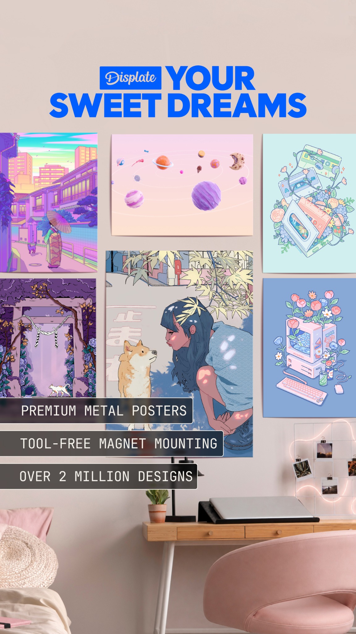 Displate Facebook ad