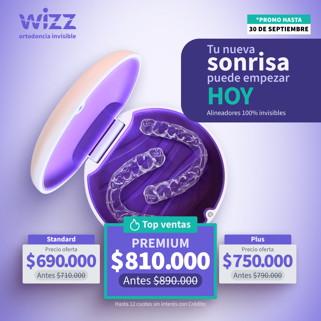 Wizz Chile Facebook ad: Clínicas de Ortodoncia Invisible #1 en Latinoamérica.