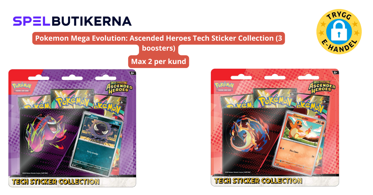 Spelbutikerna AB Facebook ad: Pokémon-fynd, Max 2 per person!