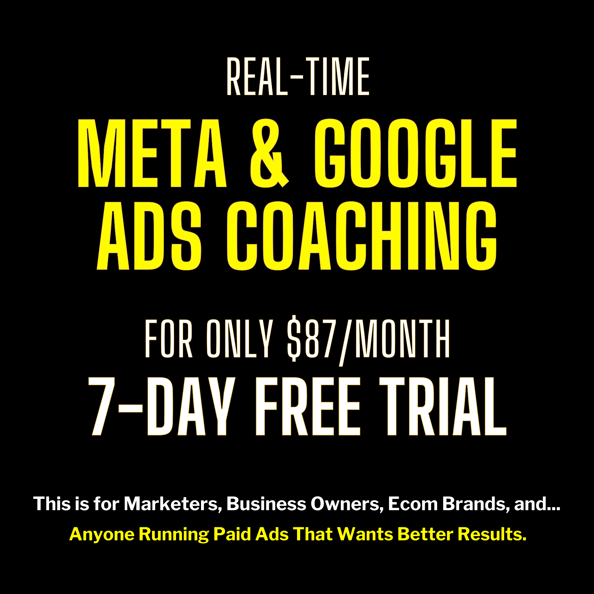 Wynbrooke Creative Facebook ad: Learn Meta & Google Ads From A $100k/Day Ad Buyer
