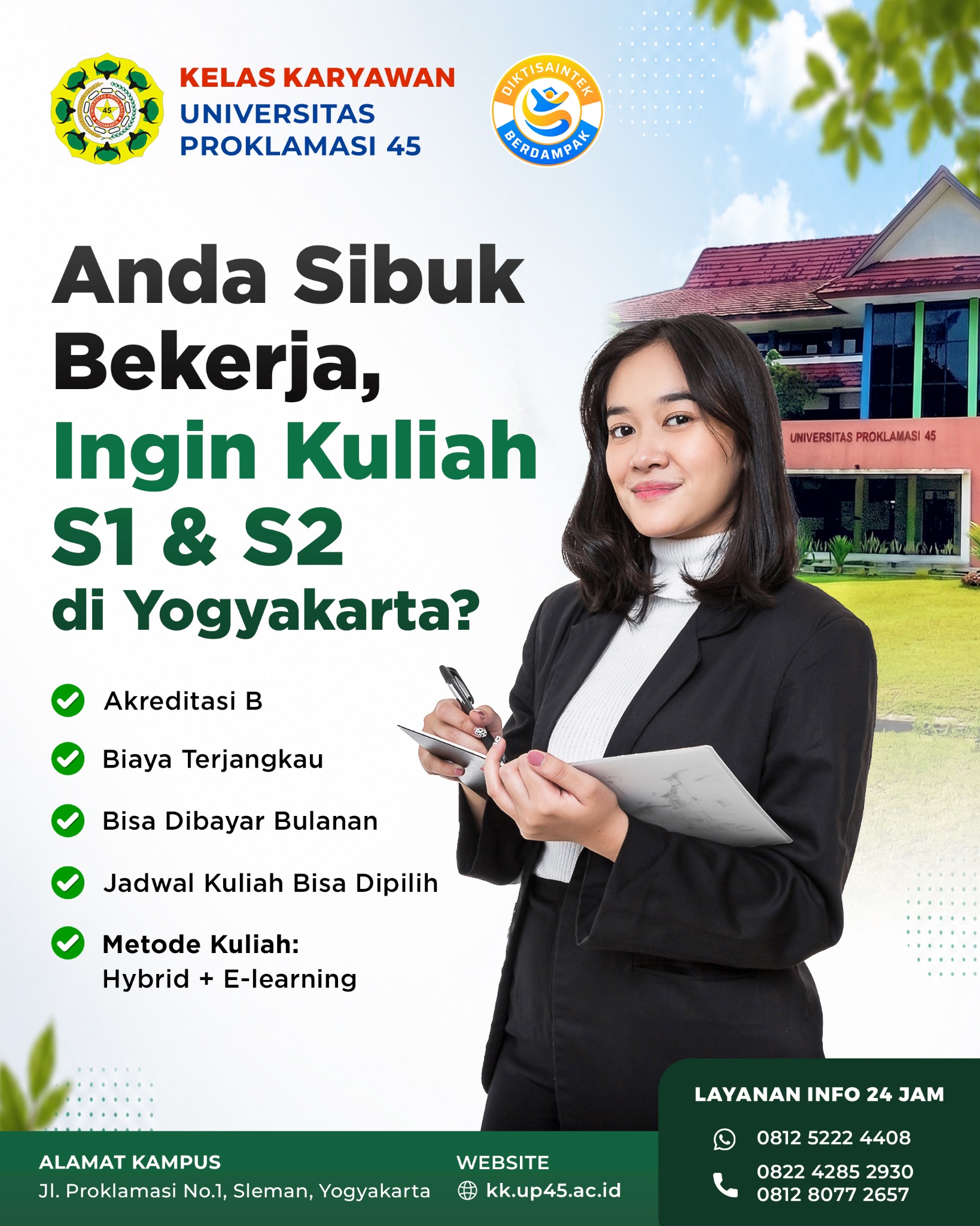 Kelas Karyawan Univ. Proklamasi 45 Yogyakarta Facebook ad