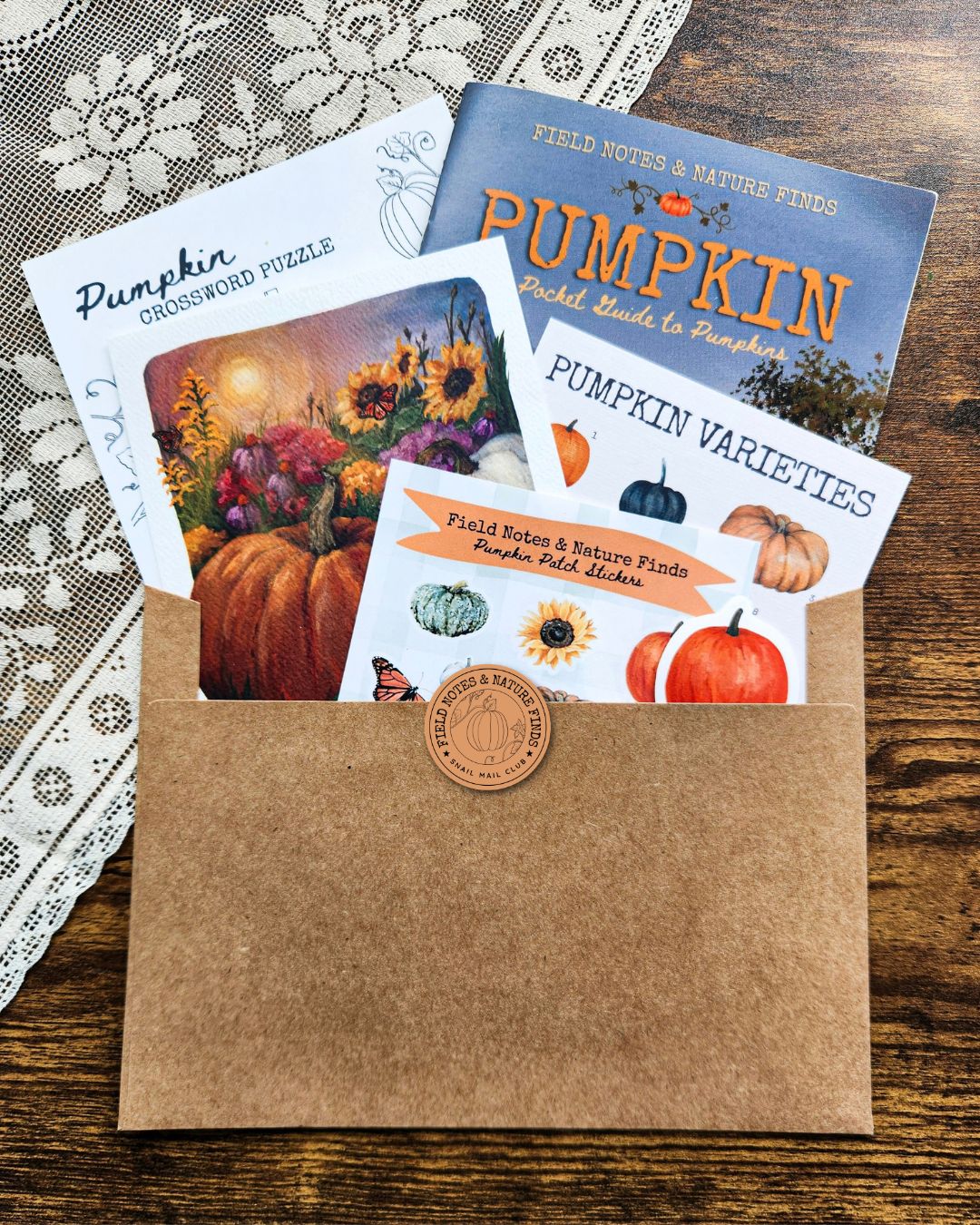 Stephanie Hathaway Designs Facebook ad: Field Notes & Nature Finds is a monthly…