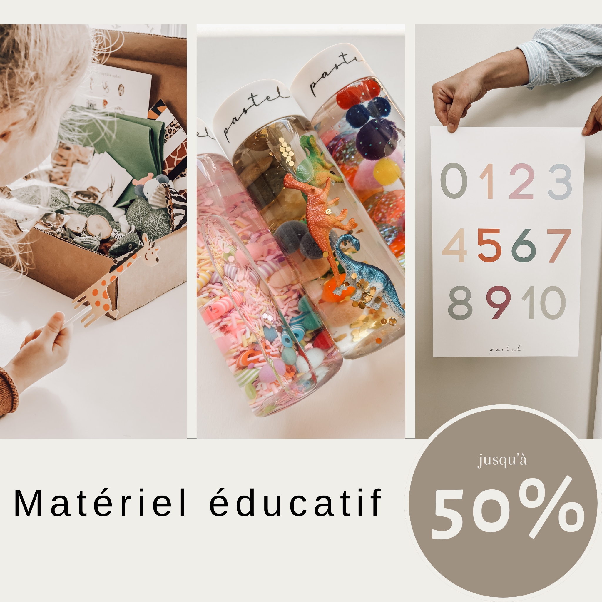 Bajoue Facebook ad: Les plus beaux apprentissages à petits prix