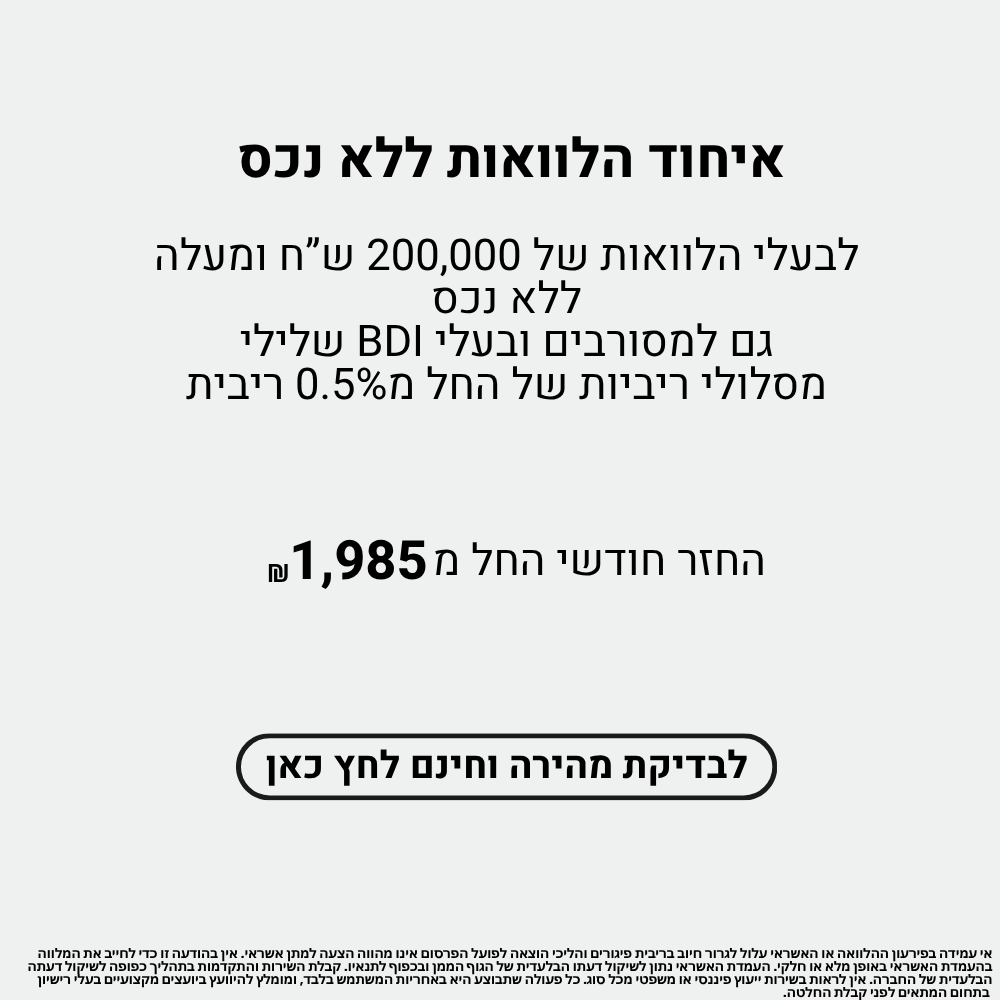 חכמים פיננסים Facebook ad