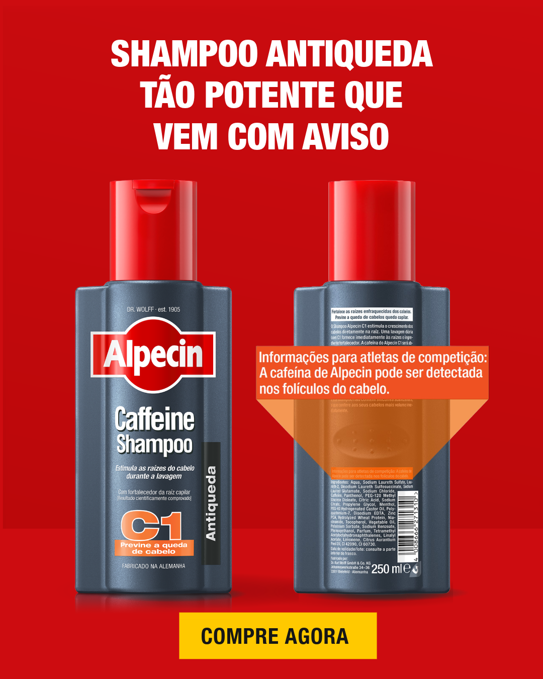 Alpecin Brasil Facebook ad